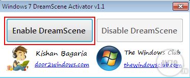 Dreamscene для Windows 7